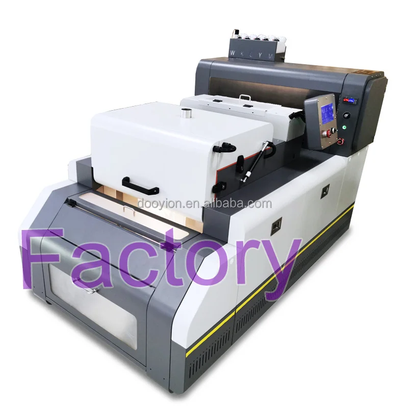 Upgrade NEW MAX 37cm two i1600 dual i3200 head DTF printing machine pet film t-shirt A3 A2 dtf printer all in one with shaker