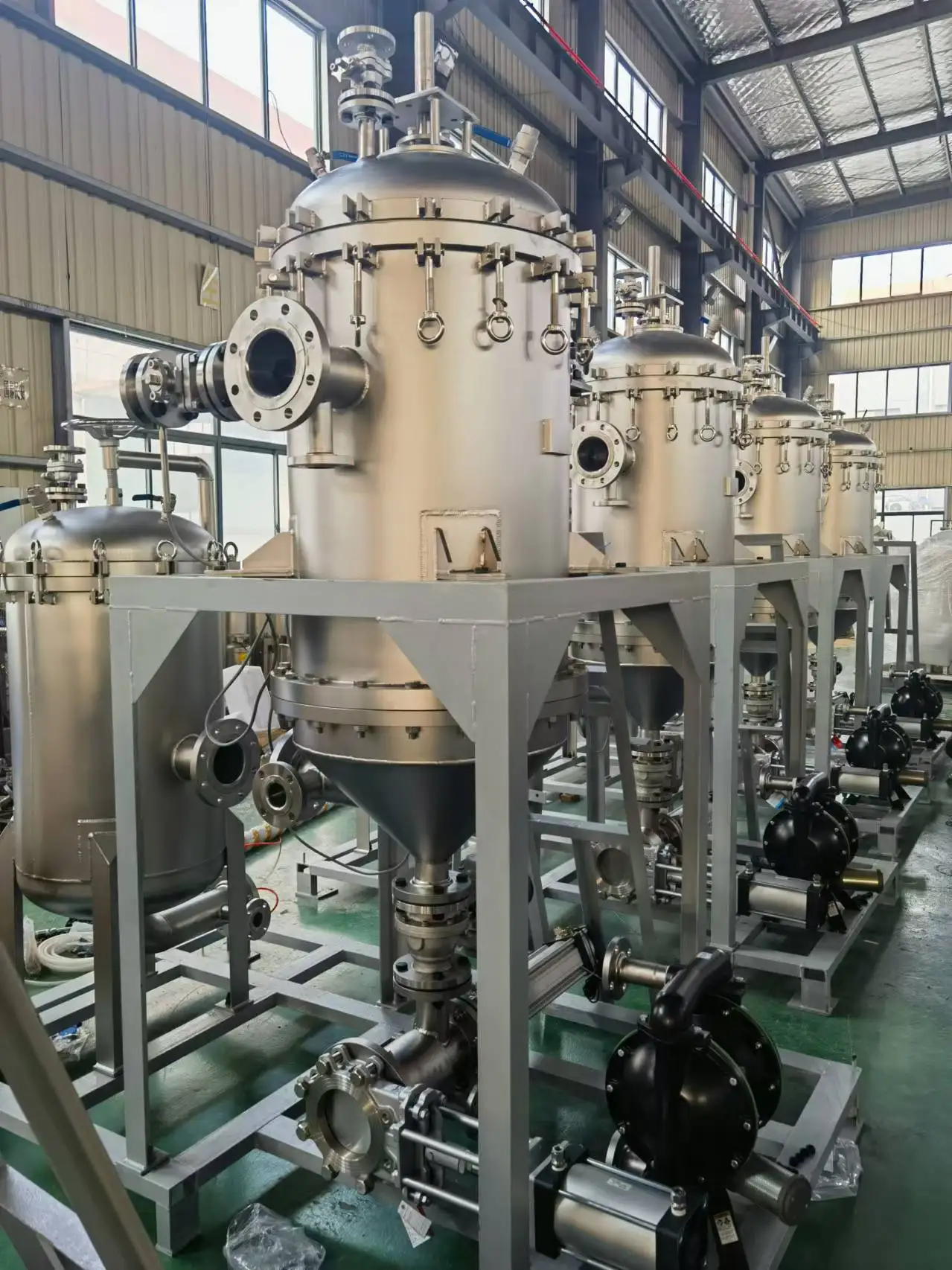 Food Grade Oil Fruit Industrial Juice Honey Sugar Cleaning Ss Filter Housing/Coconut