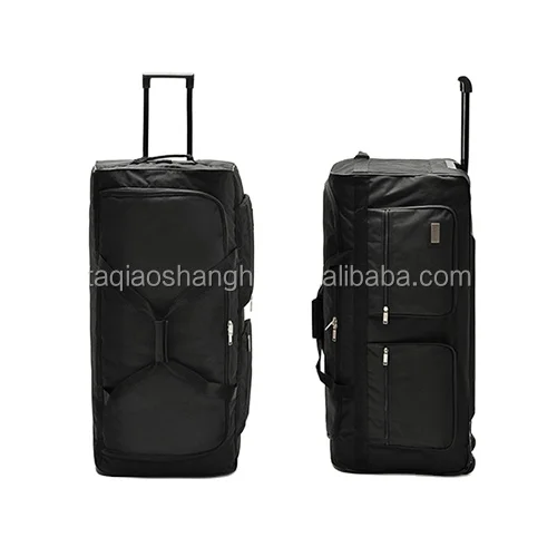 Cheap Large Size Soft Trolley Luggage With 3 Skating Wheel