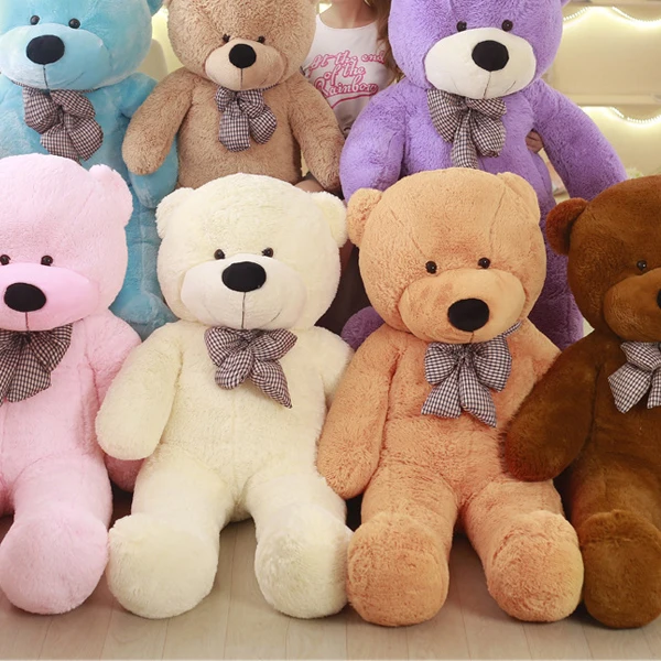 Wholesale Large Size Giant Unstuffed Bear Plush Toys Skin for Valentines Day Gifts Tedy Bear Doll Plushie Shell without Filling