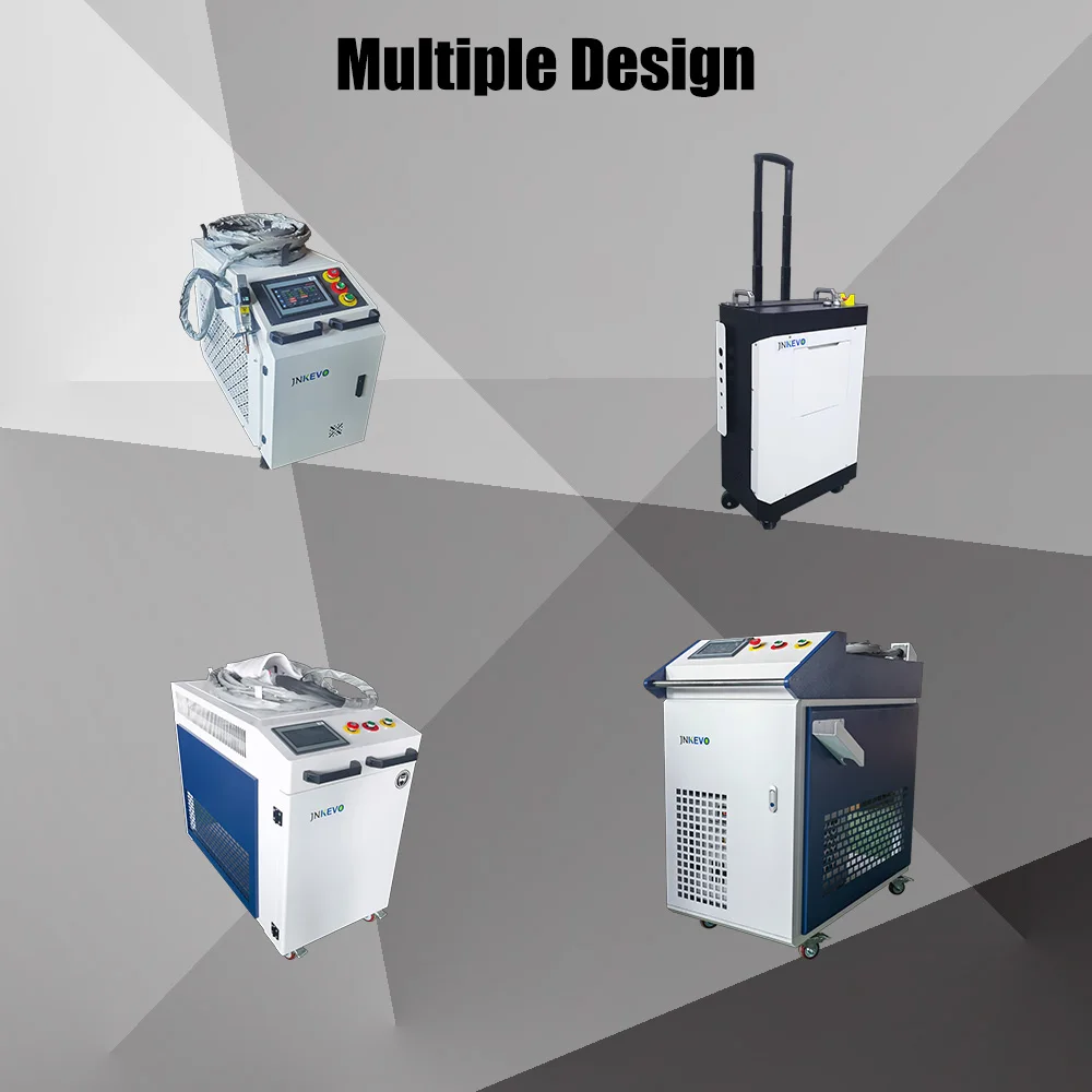 JNKEVO Mini 1000W 2000w portable small pulse fiber laser surface treatment cleaning machine