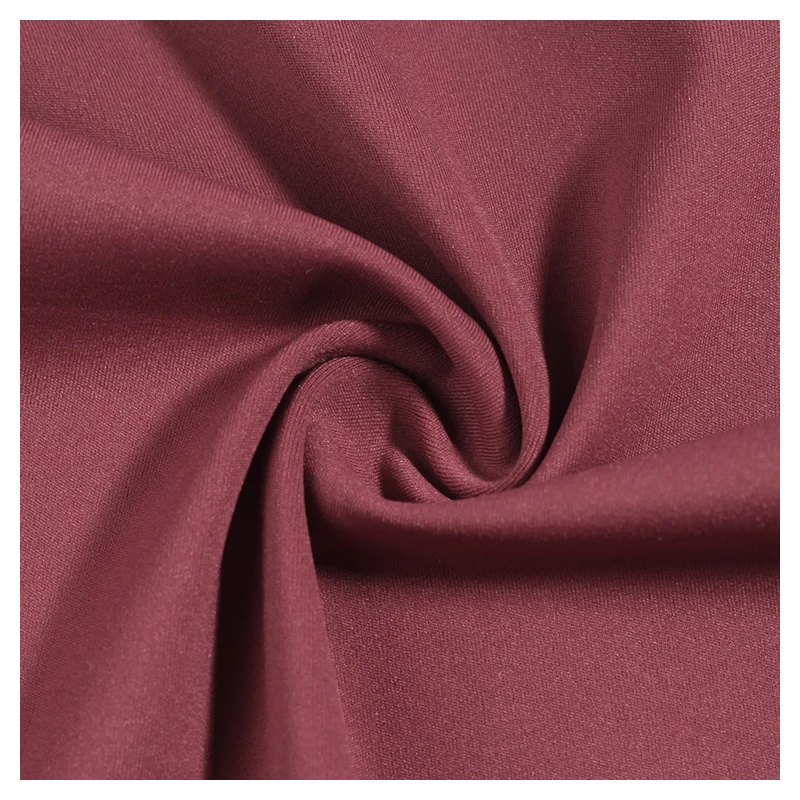 A2236 Factory Directly Active Wear Fabric Knitting Polyamide Spandex Stretch Sports Double-sided Brushed Interlock Fabric