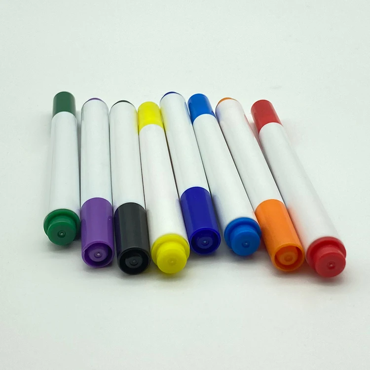 Wholesale Cheap Non Toxic 4/6/8/12 Color Bullet Tip Washable Marker Water Based Ink Watercolor Pen Set with logo for School Kids