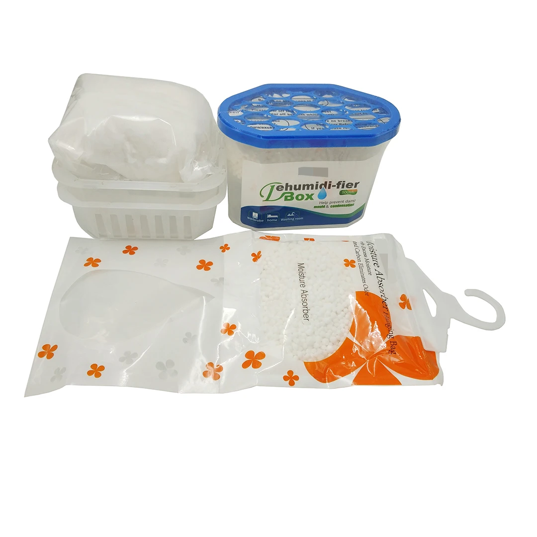 Household clothes green live dehumidification box desiccant disposable moisture absorber for room
