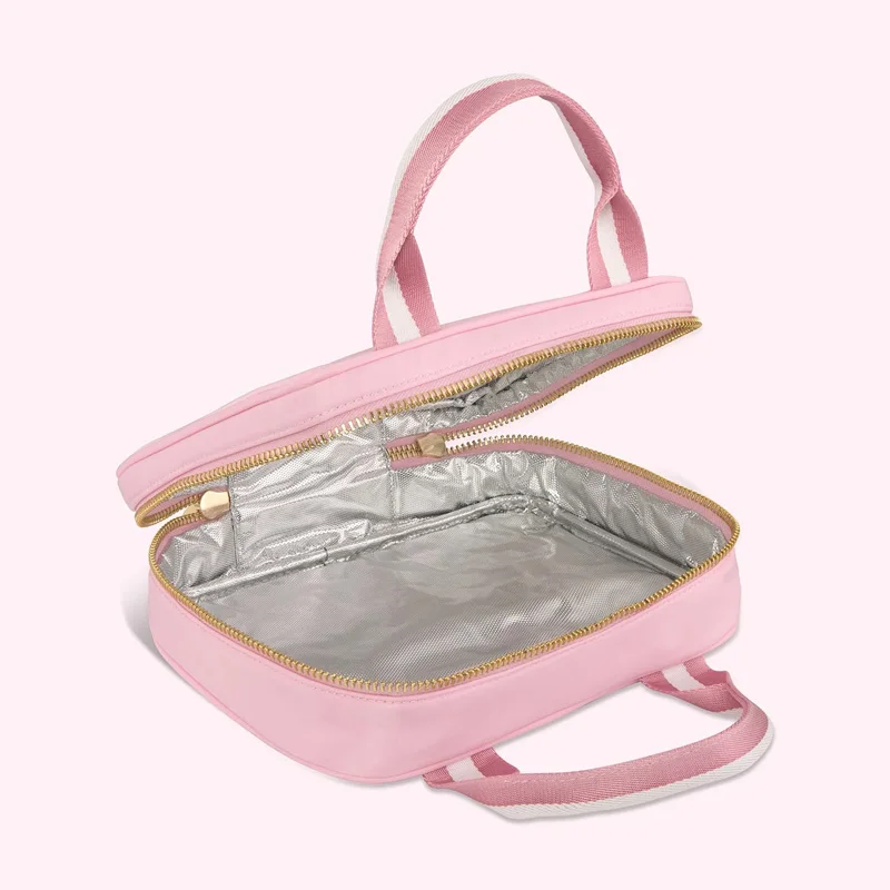 Nylon Lunch Box Personalized Gift Customizable Chenille Patch Bag Back To School Nylon Kids Lunch Bag