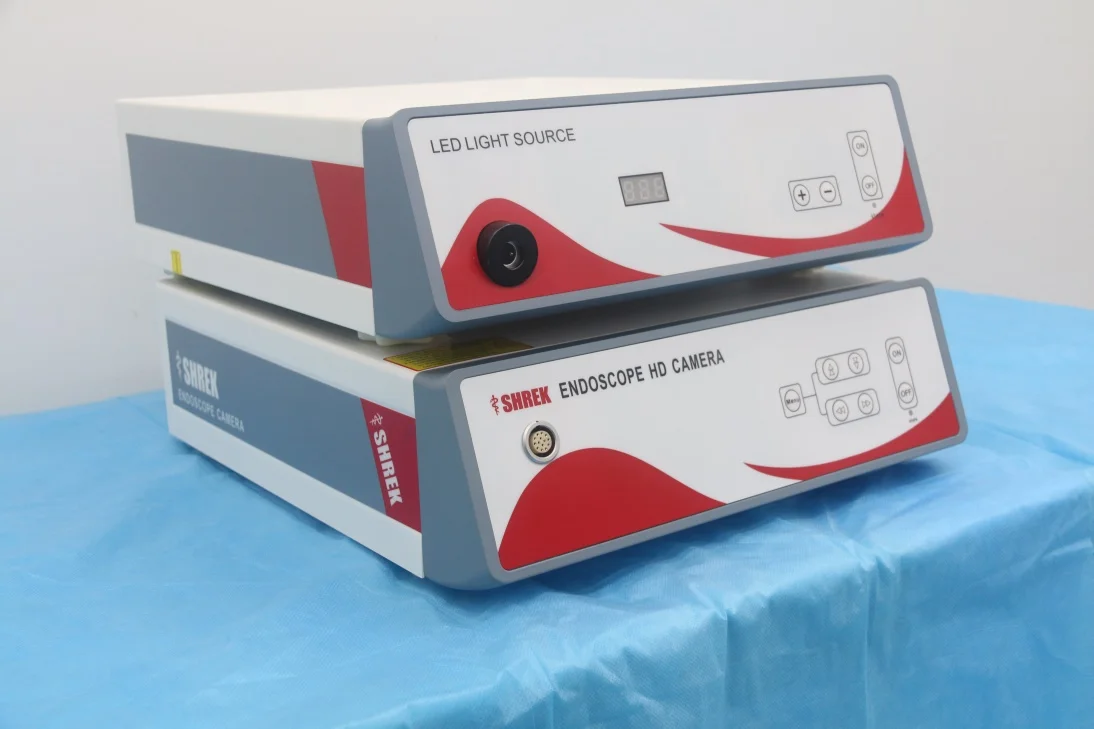 HD video proctoscope instrument endoscope camera with light source for sale