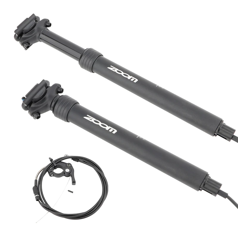 Wire Control Bike Seat Tube 80mm Travel 27.2/28.6/30/30.4/30.8/33.9mm Bicycle Suspension  Seatpost