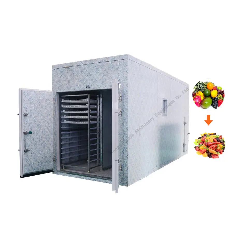 300kg/Batch Tray Oven Dryer Food Dehydrator Heat Pump Secadores Industriales De Frutas Mango Avocado Fig Drying Machine