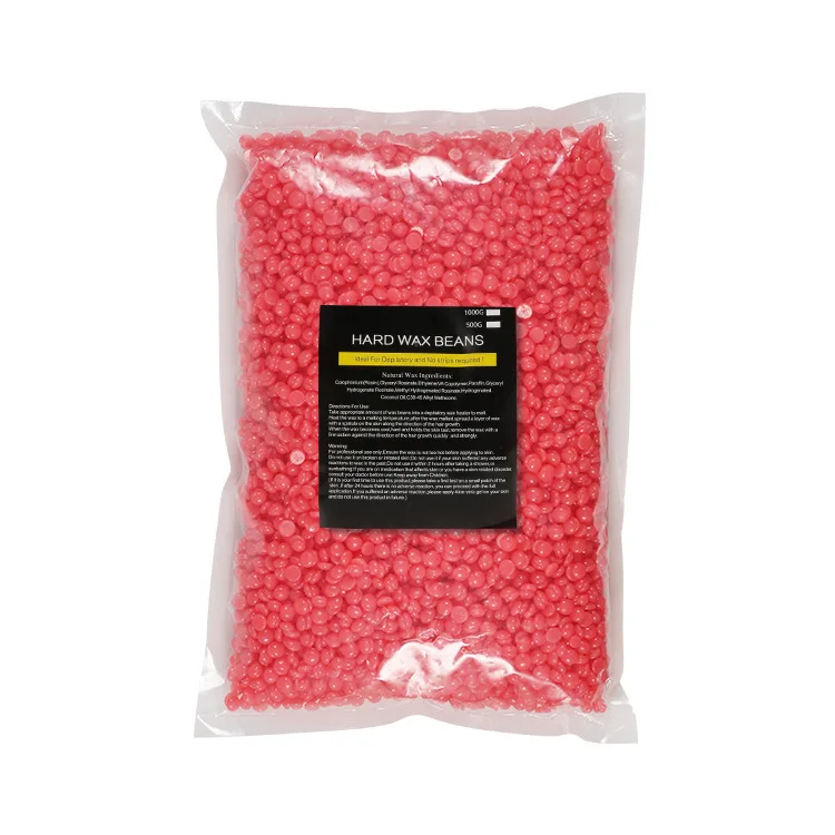 Бикини для безболезненного самостоятельного депиляции, оптовая продажа, индивидуальный заказ, 1 кг, высокое качество, твердые восковые бобы, депиляция