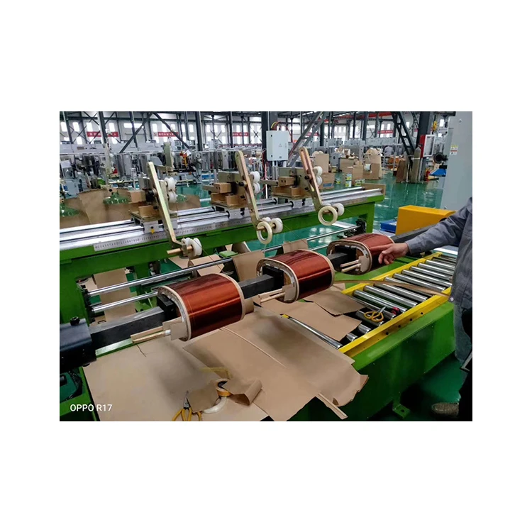 High Voltage Three Coil Automatic Wire Winding Machine Zbr-500-3 For Oil Transformer Coil Winding