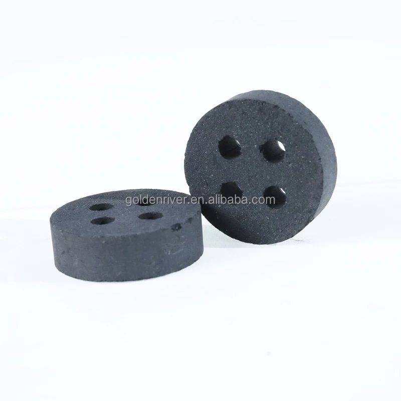 Professional manufacturer Hookah charcoal with four holes