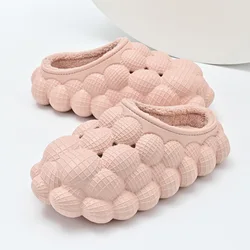 Fashion Wholesale EVA Foam Slippers Women Massage Pink Bubble Slides with Charms