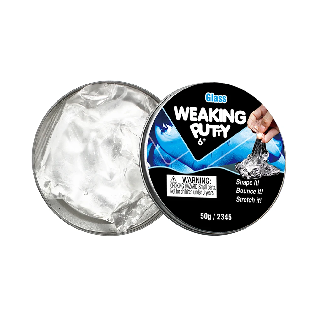 SISLAND Novelty Stress Reliever Holiday Gifts Clear Crystal Slime Toys For Children