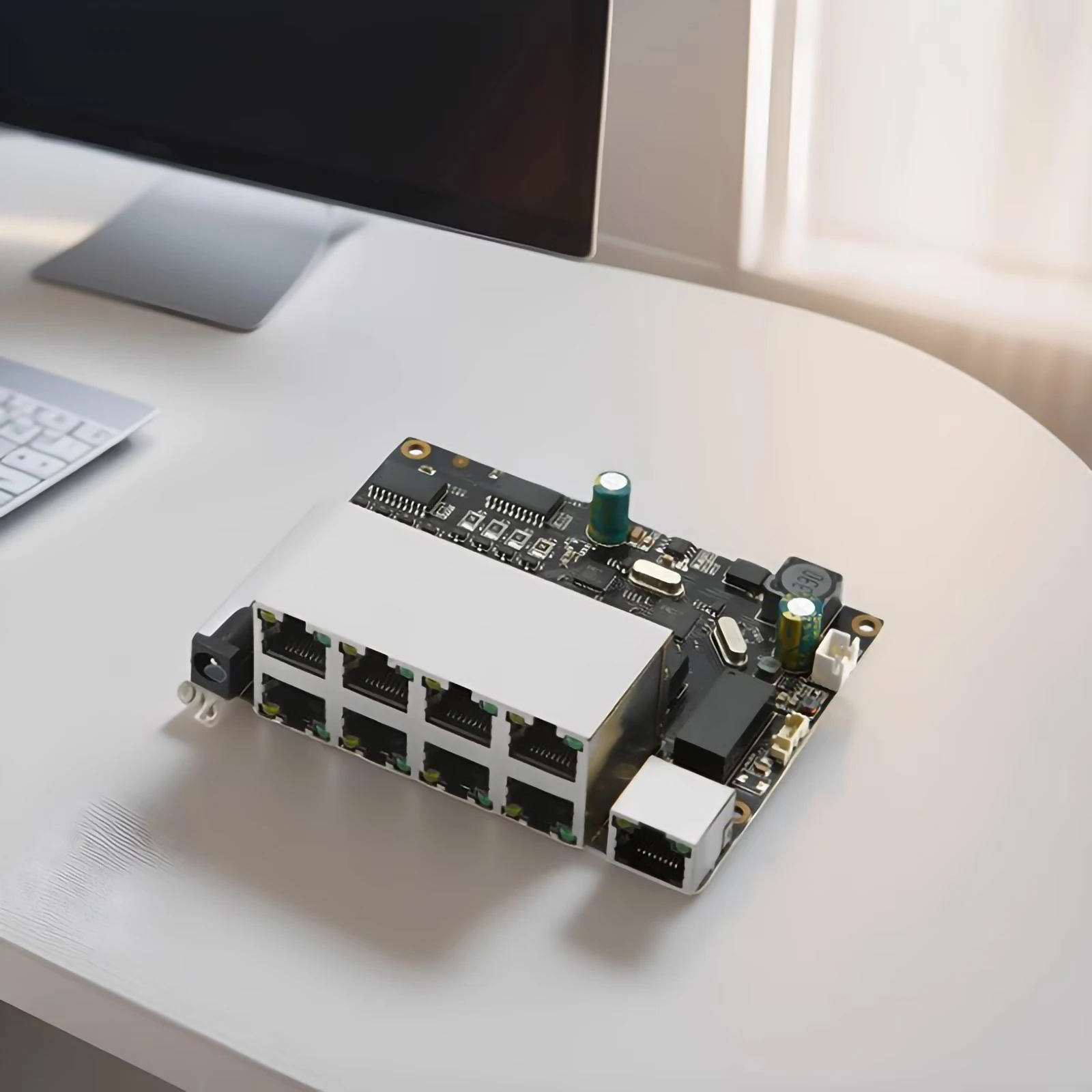 10-портовый модуль коммутатора Ethernet 100 Мбит/с плата проводной сети опционально PoE 48 В для игровой камеры ODM OEM