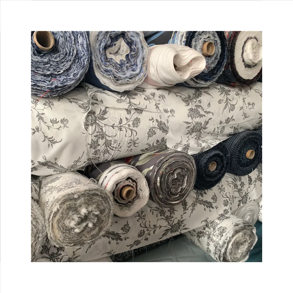 Poplin Fabric T/C Printed Cut Pieces Poplin Fabric Stock Lot