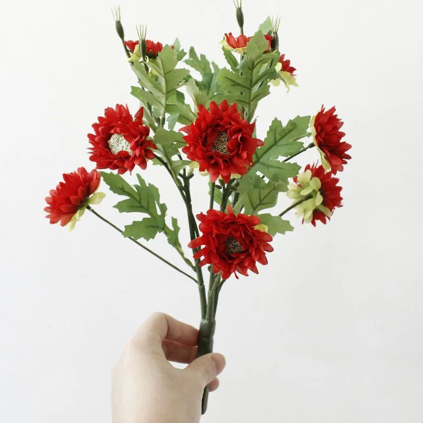 
Cheap wholesale artificial flowers mini silk daisy flower for home decoration 
