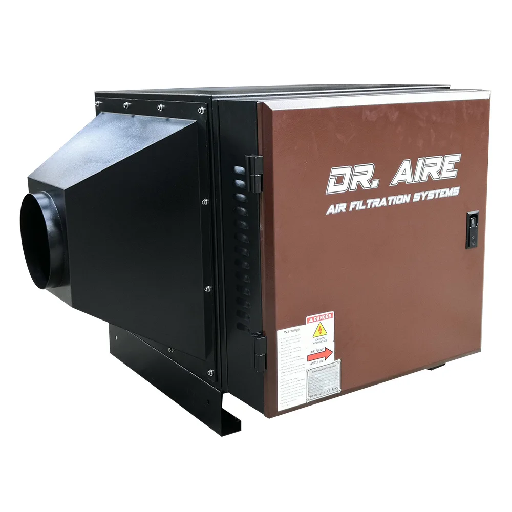 DR. AIRE Factory Wholesale Coffee Roaster Electrostatic Precipitator 95% Removal Efficiency Electrostatic ESP Smoke Smell Filter