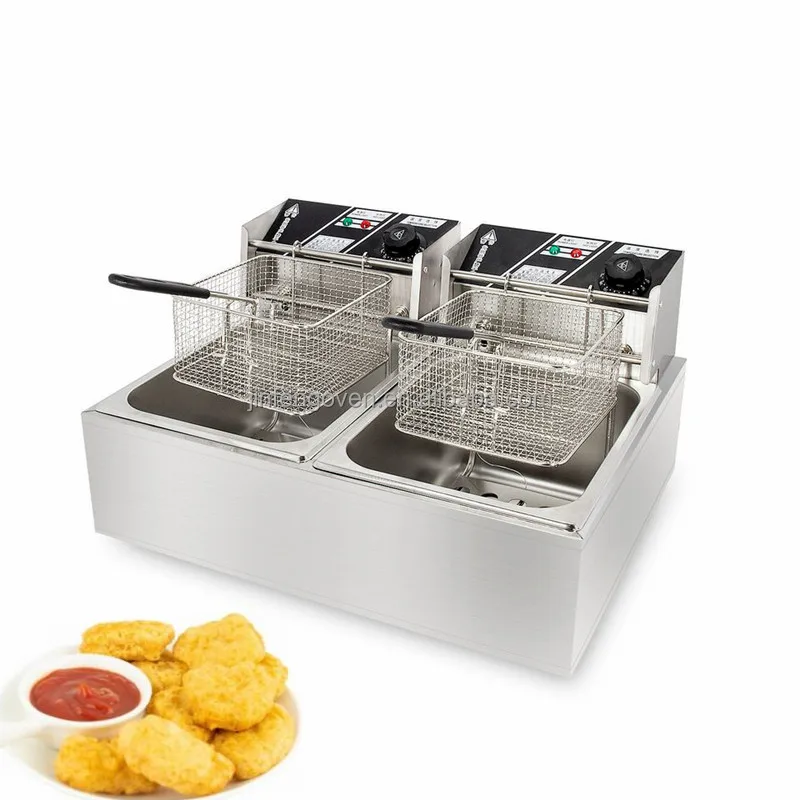 1 tank double tank commercial deep fryer, electric deep fryers , potato chips kfc chicken deep fryer gas