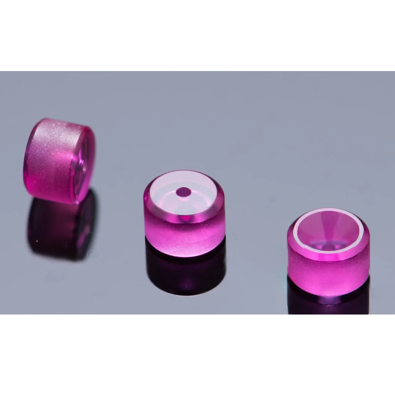 Precision Polished 0.3mm~30mm Round Loose Gemstone Synthetic Ruby Ball