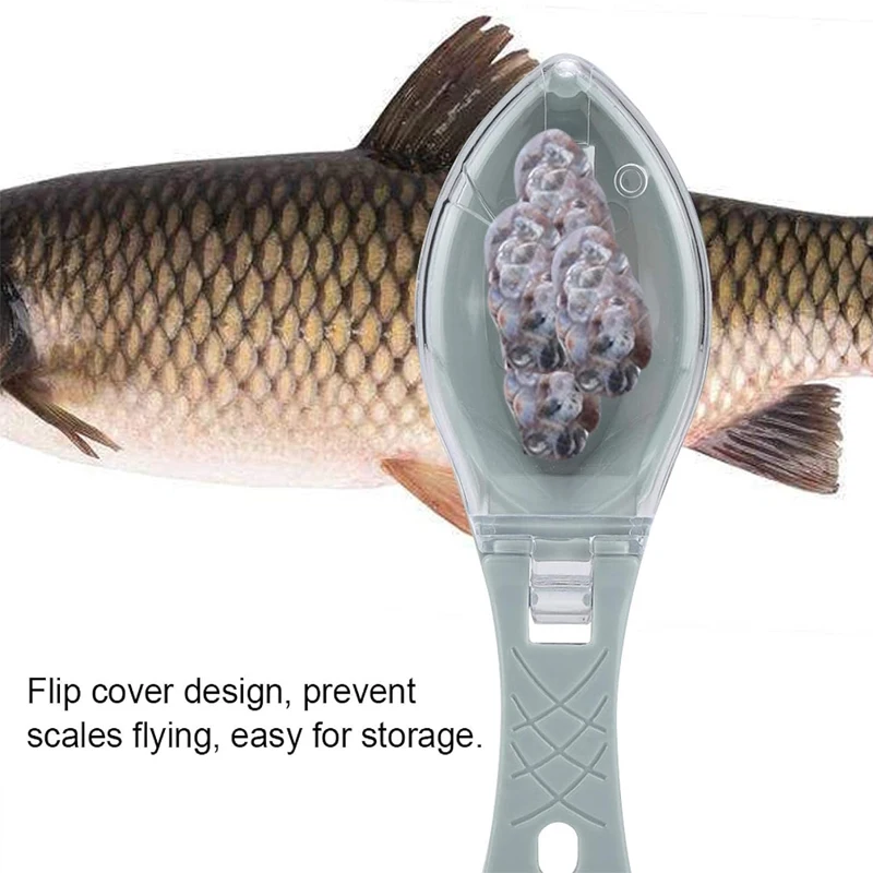 Wholesale Easy Kitchen Cleaning Tool Fast Remove Fish Skin Brush Plastic Fish Scales Graters Scraper