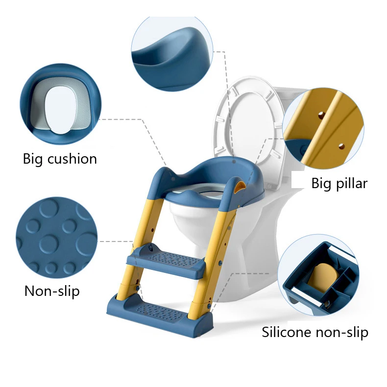Оптовая продажа маленькие детские унитазы лестница для детей стул обучения горшку с крышкой унитаза