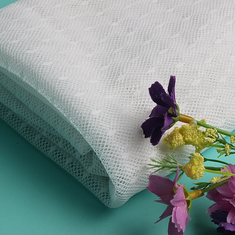 Nylon Tricot Soft Touch Light Weight Breathable Mesh Fabric