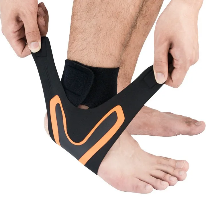 Breathable Adjustable Sport Skin Friendly Athletic Neoprene Protective Ankle Support Brace