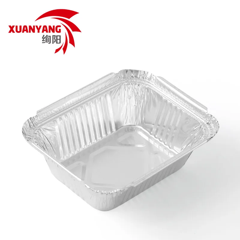 250ml small aluminum foil container for oven with dome lid paper lid