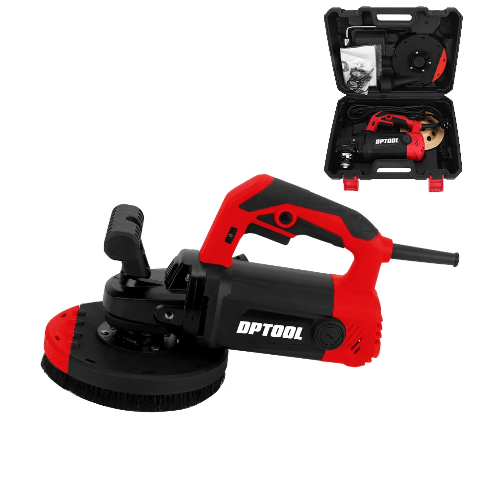 DP 1600W Portable Concrete Grinder Wall Polishing Grinding Floor Polishing Drywall Polishing Sander
