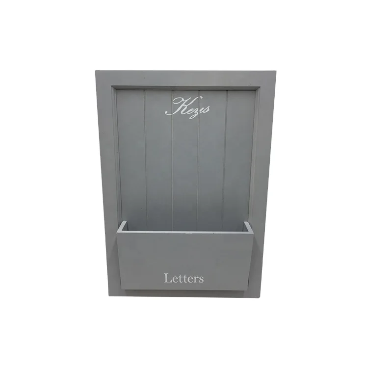 Vintage Decorative Outdoor Wood Wall Newspaper Letter Holder