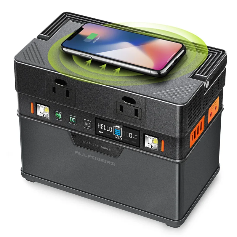 Mobile Generator 110v 220v Portable 300w 288wh Allpowers Vigorous Solar Power Station ac/dc Outlet Output