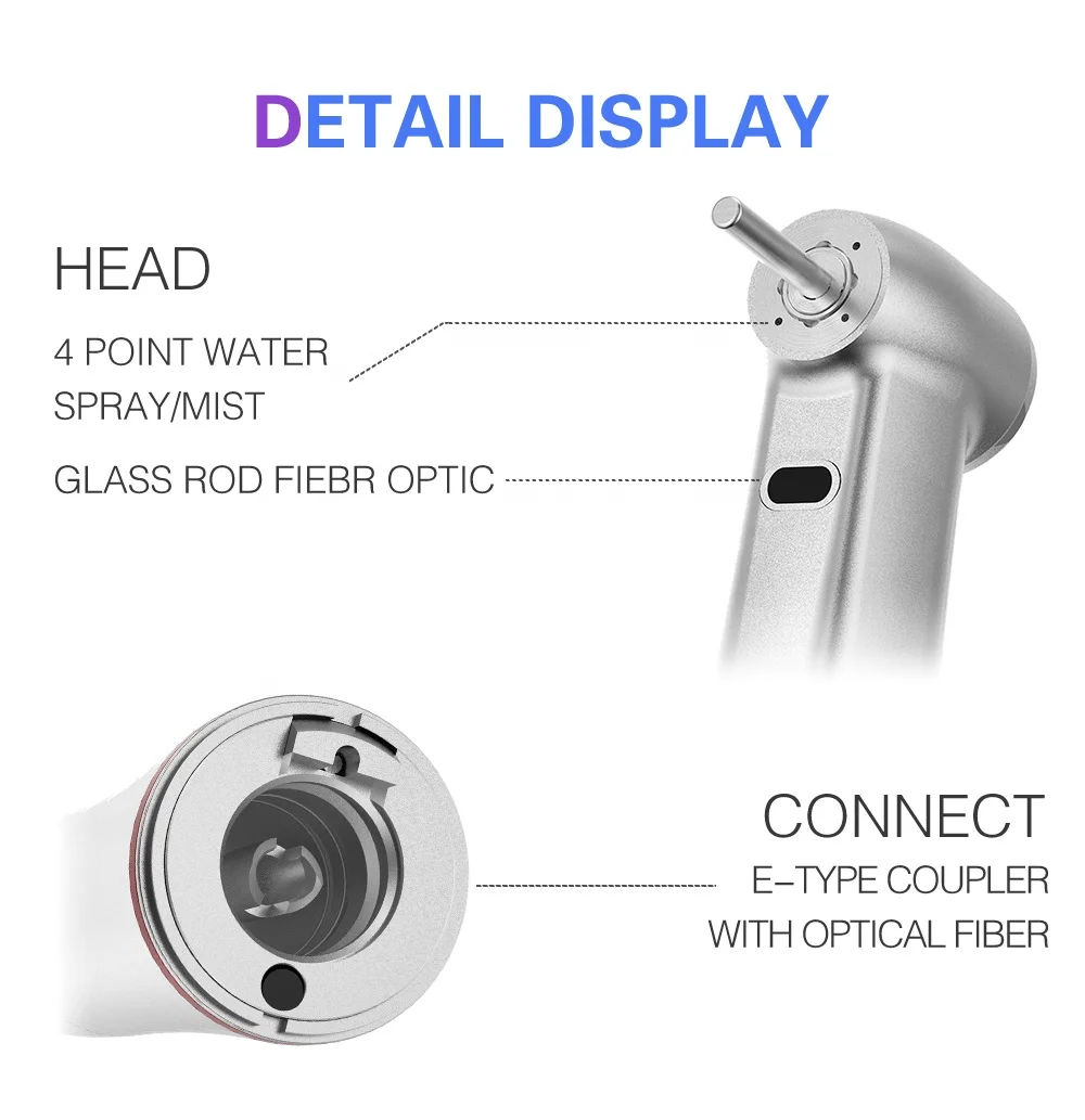 low Speed Handpiece Dental DEGER Brand Dental Turbine LED Dental low Speed Handpieces