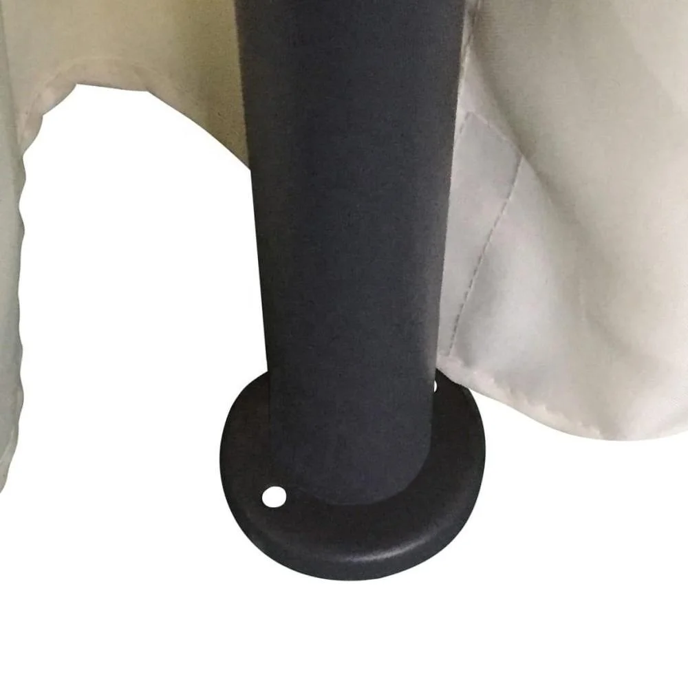 
Classic European Round Dome Hexagonal Steel Garden Gazebo Party Tent with Side Wall Netting and Six Stands 