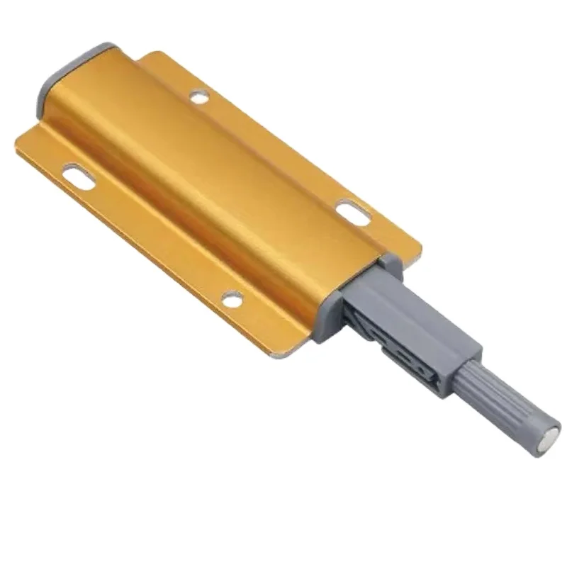 Push latch mechanism Spring-loaded door opener Automatic push-open door system Touch latch door opener