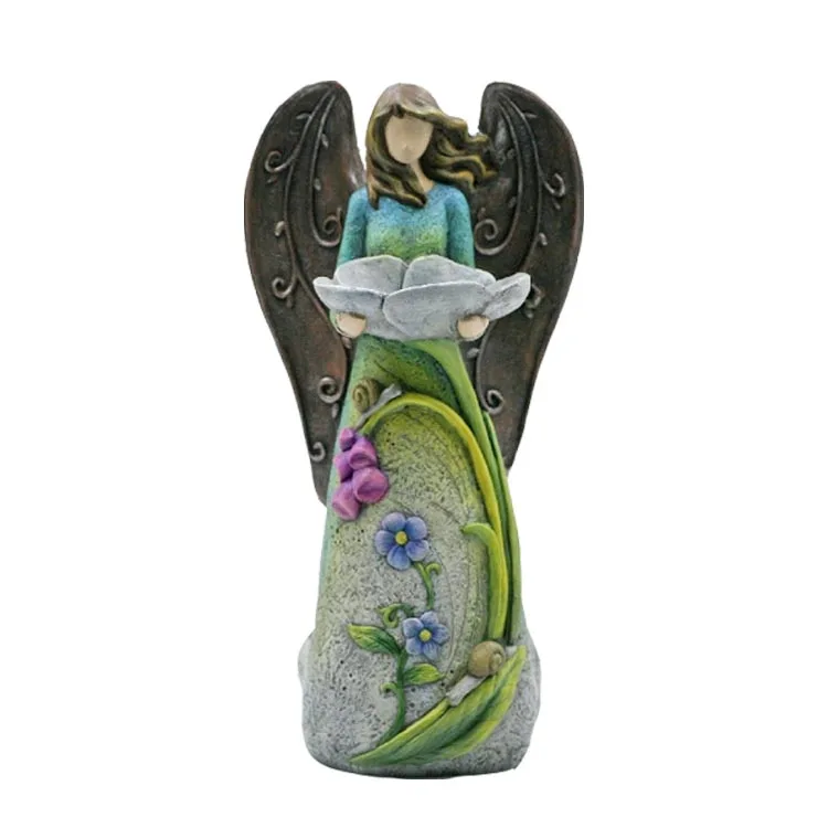 Outdoor Indoor Resin Garden Beautiful Angel Decorative Figurines
