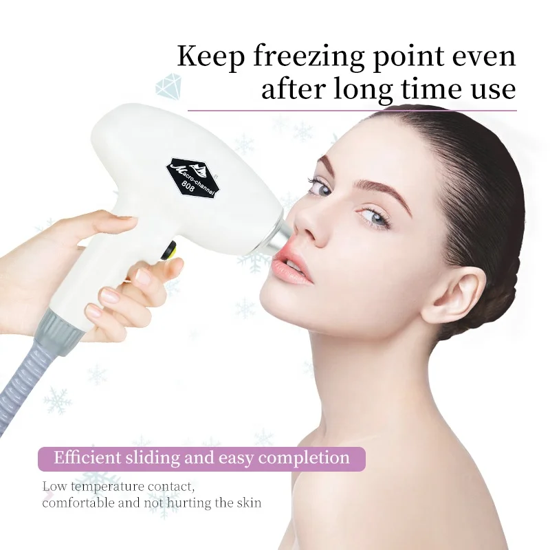 Portable 808 Diode Laser Hair Removal Skin Rejuvenation Device 755 808 1064 Alma Soprano Ice Platinum beauty machine