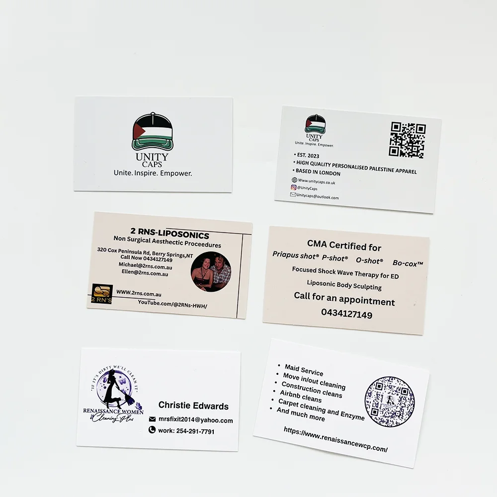 High Quality Customize Business Cards Double Sides Printing Thank You Cards Gift Thanks Post Cards