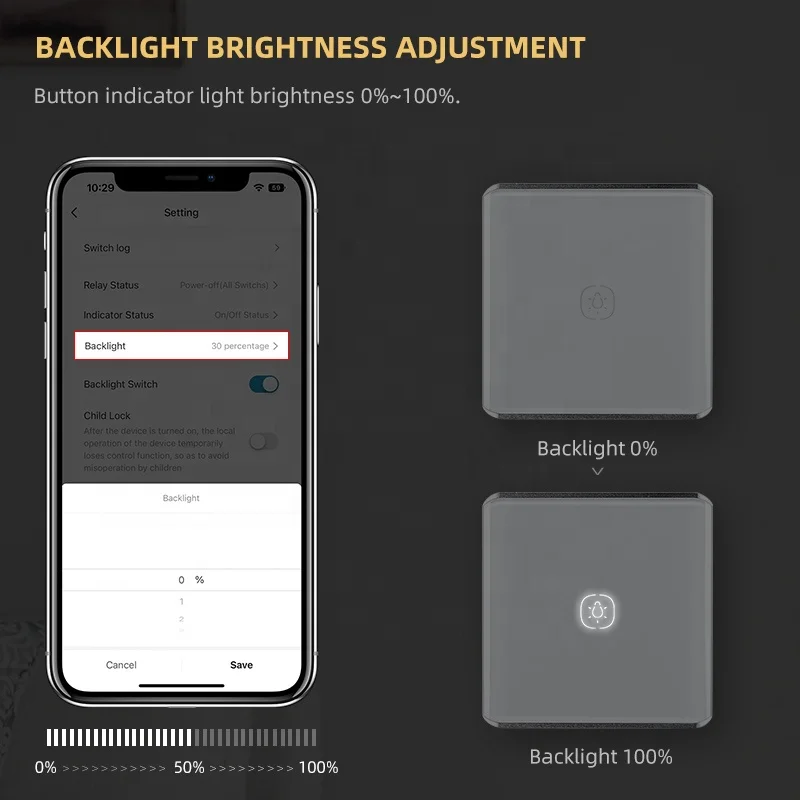 New battery usage statistics switch tuya smart switch smart home product Wall light controller remote control