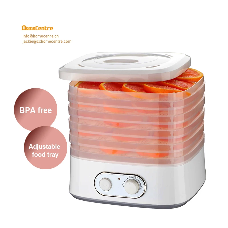 Semi transparent BPA free 240W Household use Electric Food dehydrator