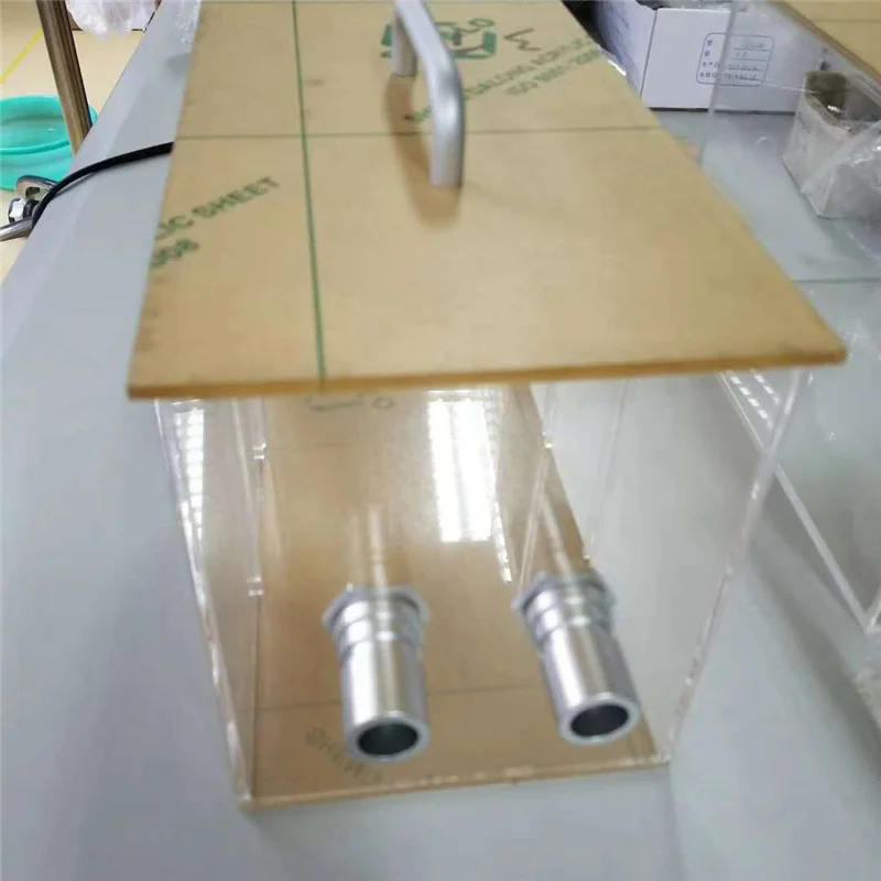 Wondcon Non-skid Feet Induction Chamber Durable Clear Acrylic Construction Anesthesia Box