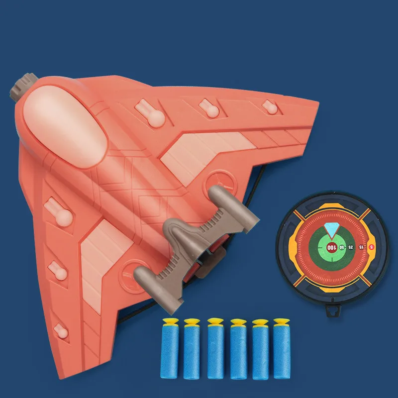 Airplane boy children outdoor interactive toy EVA light transmitter glider model