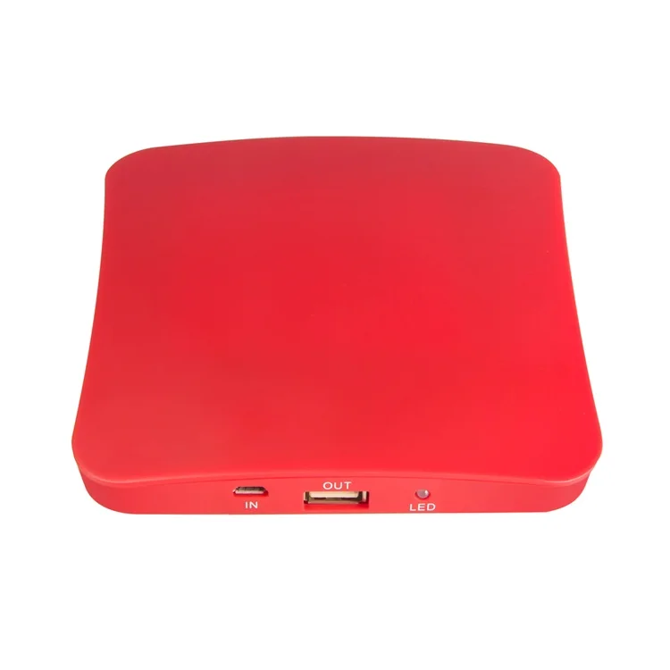 5200mah  Waterproof  Wireless Window Solar Charger Power Bank for Mobile Phone