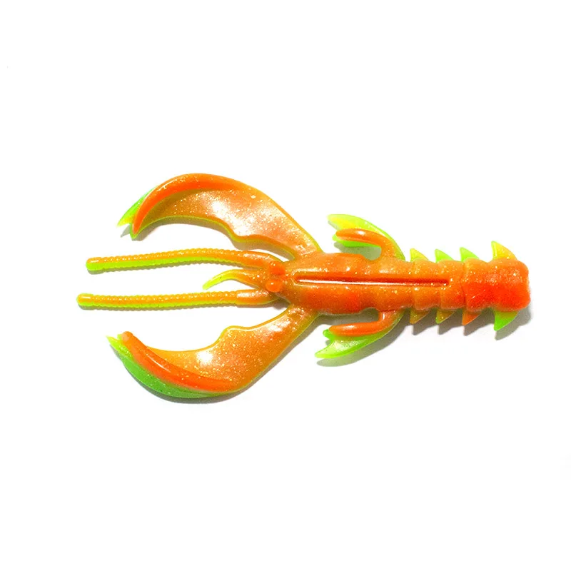 TPE Floating Craw Soft Fishing Lure Crayfish Creature Rubber Bass