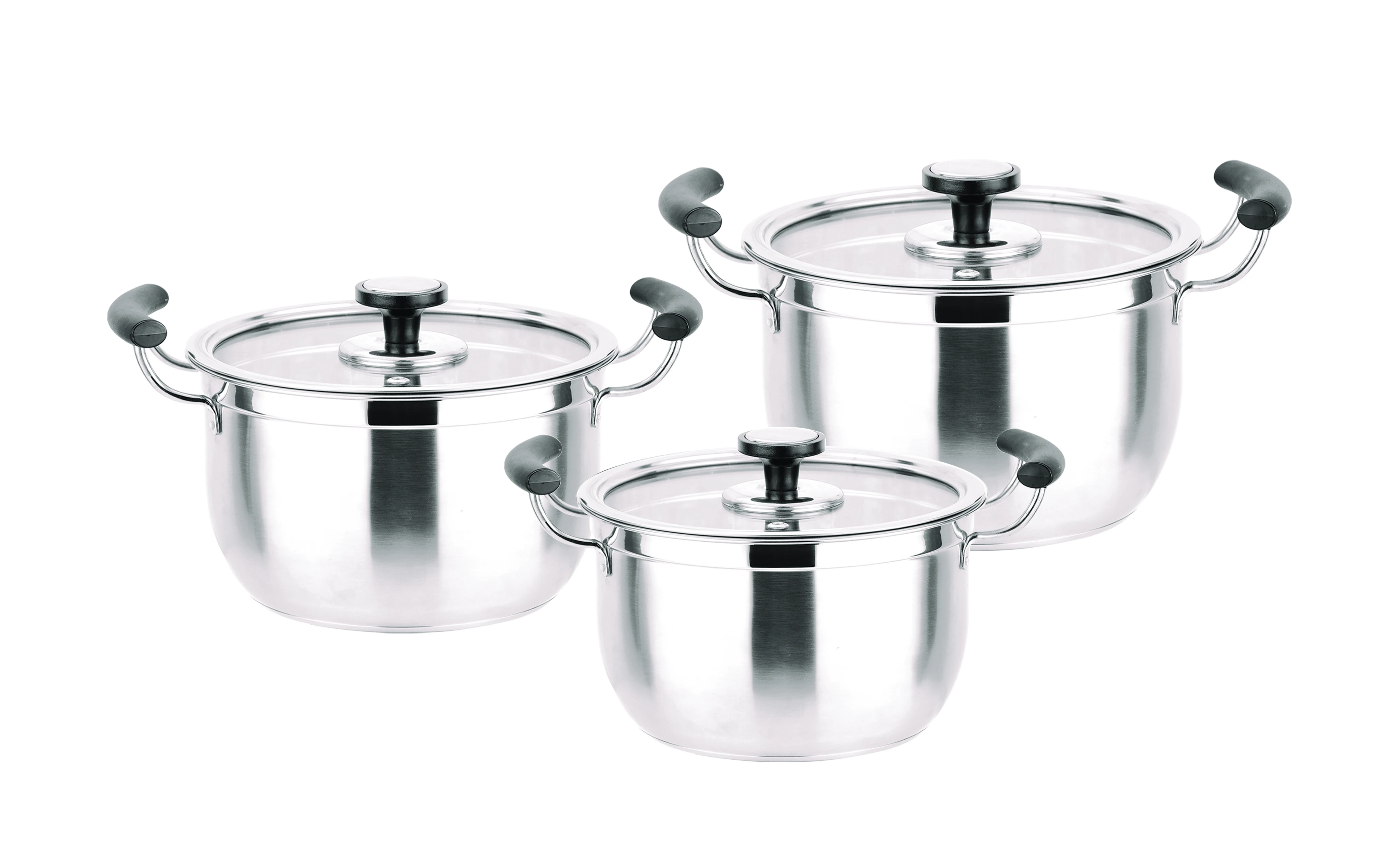 Набор кастрюль с антипригарным покрытием 6 шт.