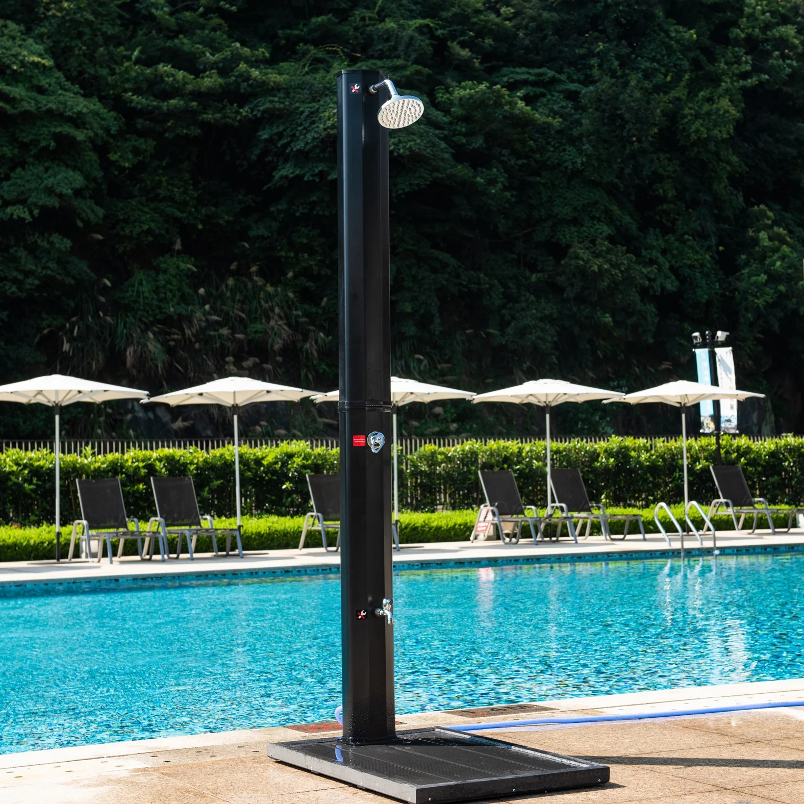 35 liter solardusche solar shower for garden outdoor and swimming pool side