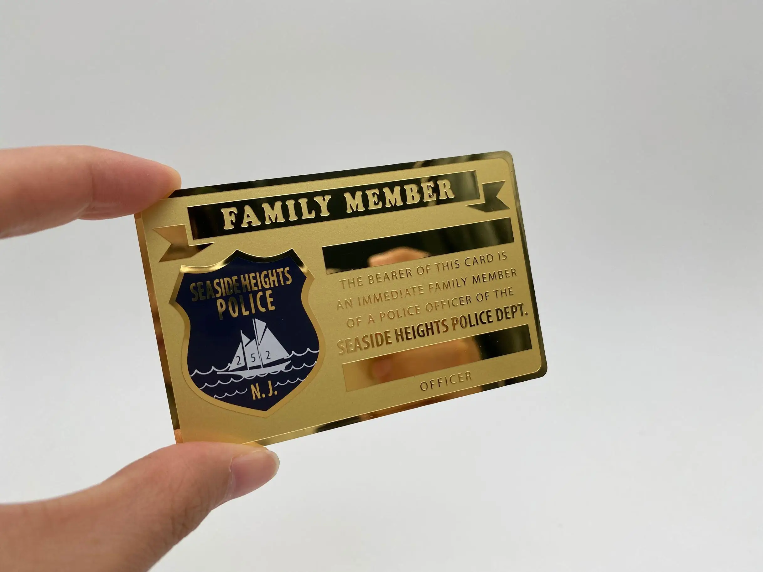 fashion design for laser cut brass business card