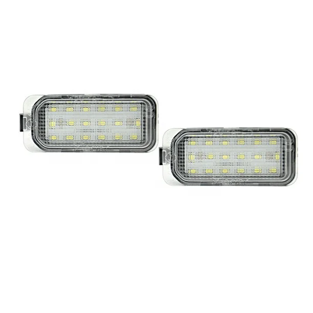 Ailead Standard Best Replacement 2PCS No Error Auto Lighting System LED License Plate Lamp for Fiesta Focus II & III C-Max II