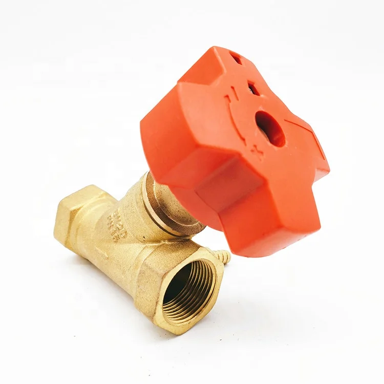 Flow Control Water Pressure Reducing Brass Balancing Valve