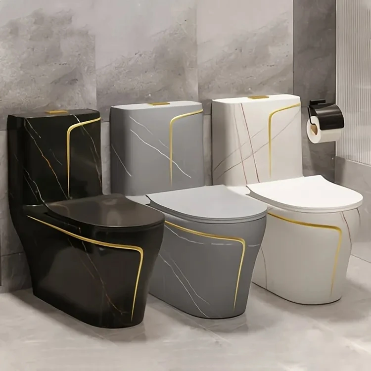 SIMILAR Maillard Marble Factory Bathroom Round Toilets for Bathroom