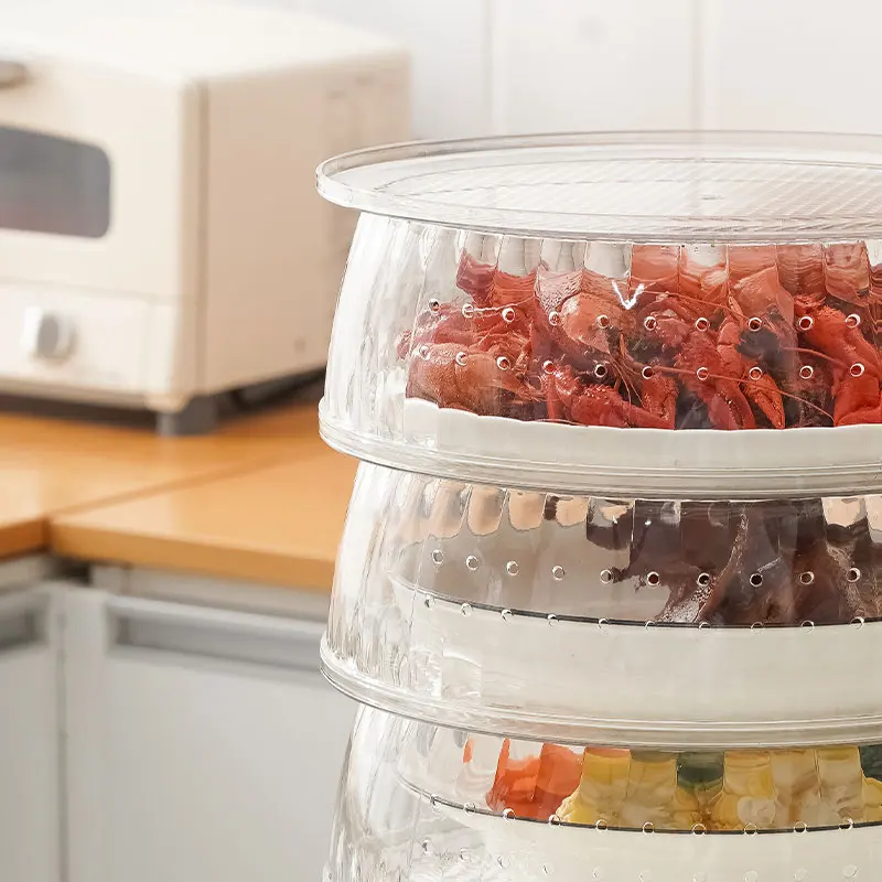 Customizable Logo New Design Eco-Friendly Dust-Proof Plastic Food Preservation Cover Specialty Metal Tool for Cooking